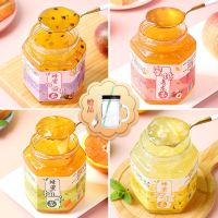 [收藏送勺]蜂蜜柚子茶1瓶500g 良品铺子柠檬果茶酱蜂蜜柚子百香果味茶冲饮罐装泡水喝的冲泡饮品