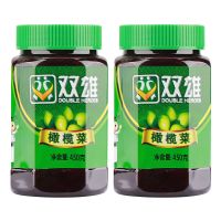 900g 双雄正宗潮汕特产橄榄菜下面拌饭酱菜小菜榄菜450gx2大瓶装下饭菜