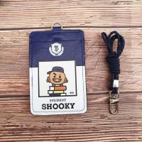PU卡套:饼干 BTS卡套 防弹少年团PU证件套 卡包 公交卡套 证件挂牌