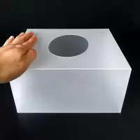 空白箱 1个 摸奖盒意见箱信件箱存钱罐零钱收纳盒包装盒投票抽奖盒抽奖箱