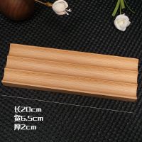 榉木多槽 桌面创意收纳笔架笔台笔搁名片夹钢笔签字笔插实木榉木黑胡桃笔座