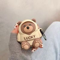 LUCKY卫衣小熊耳机套 AirPods Pro 3代 可爱卫衣小熊AirPodspro保护套苹果无线蓝牙耳机套airp