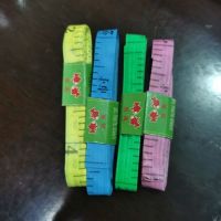 [裁缝尺1个]颜色随机發 1.5米 迷你卷尺小皮尺量三围量身高随身携带可爱马卡龙三色软尺量衣尺