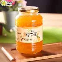 蜂蜜柚子茶1000g 东大韩金蜂蜜柚子茶果酱1000g韩式泡水喝的冲饮品果味茶酱瓶装