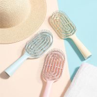 骨梳 颜色随机 MINISO/名创优品 立式长柄气囊梳按摩头皮男女适用假发梳子蓬松