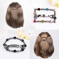 墨兰 三角形 1242 复古发夹顶夹巴洛克成人水钻发卡夹子头饰简约女士马尾夹韩国发饰