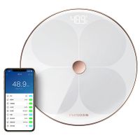 白色 飞科电子秤7008体脂称体重秤家用精准智能人体秤测脂肪男女体脂秤