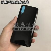 小米9纯黑色后盖+散热贴 欧盛适用于 小米9后盖MI九透明尊享版小米10玻璃后壳 电池壳后盖