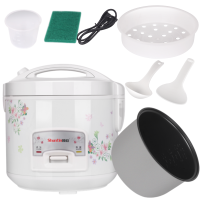 电饭煲普通款+蒸笼+赠品 2L1-2人用 压力锅家用稀饭熬粥老式电庭柜蒸箱宝煮微波炉笼子小型高多功能双