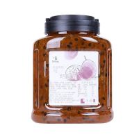 百香果茶1.5kg 盾皇蜂蜜柚子茶百香果浆果味酱花果果粒茶果酱 柠檬百香果茶1500g