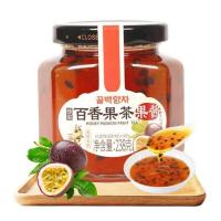 百香果茶238g 花圣蜂蜜百香果茶韩国风味果味茶水果茶柚子茶 果酱茶饮品