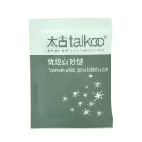 5g太古糖包[优级白砂糖] 20小包 Taikoo太古咖啡糖包伴侣黄糖包金黄赤砂糖调糖5g优级白砂糖糖包