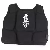 XS 成人儿童极真会护具空手道护胸跆拳道护具护甲男女护胸护具通用