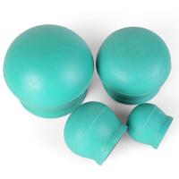 橡胶拔罐4只装 天然橡胶拔罐器家用真空拔罐器硅胶加厚胶皮健身罐 拔火罐吸湿罐