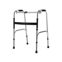 不锈钢普通款薄款 慎选 铝合金助行器康复老人助步器四脚防滑拐杖辅助行走器扶手架老年