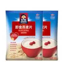 桂格即食燕麦片1478g*1袋装 桂格阿拉比卡咖啡麦果脆375g即食冲饮坚果麦片谷物雪乳莓3亿活菌