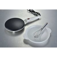 白色带开关[送面糊盆+打蛋器] 爱宁D90薄饼机AN330电饼档烤饼机烙饼机蛋卷机可丽饼机春卷煎饼机