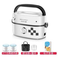 机械款 生活元素蒸煮电热饭盒可插电加热保温蒸饭器自热便当盒上班族热饭