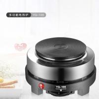 YQ105不锈钢色500W 三孔插头 精准款 YQ-105彩色电热炉 小电炉 煮咖啡炉煮功规茶炉煮花茶壶500W电炉