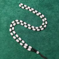 白色米珠 高档编织挂绳玛瑙玉石吊坠绳项链绳子可调节翡翠挂件绳子脖子挂绳