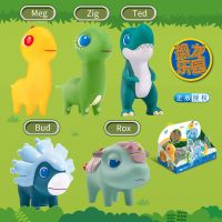 巴塔木搪胶公仔5个 (洗澡戏水) 巴塔木玩具恐龙巴士益智唱歌跳舞智能机器人搪胶公仔宝宝戏水玩具