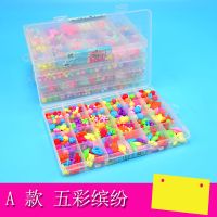 A款 五彩缤纷+10米线 儿童手工制作串珠玩具女孩穿珠子手链项链diy材料包礼物宝宝益智
