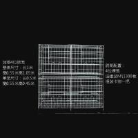 加粗4位裸笼 鸽子笼子家用养殖大号鸽子龙12位种鸽配对繁殖笼肉鸽笼网全套鸽笼