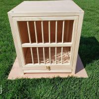 40*40*45 鸽子信鸽巢箱配对笼赛鸽配对巢箱实木鸽子笼鸽具木制笼子