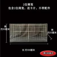 2位裸笼 鸽子笼加粗2位4位6位鸽子巢箱阳台鸽子配对笼养殖笼鸟笼家用大号