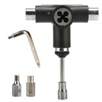 黑色套装 (送T型工具1个) LMAI滑板工具板牙套扣T字Y字便携进半自动多功能拆装组装滑板工,