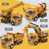 随机1只故事工程车 标配版(不含电池) 儿童大号挖土电动惯性故事音乐翻斗挖掘机吊车仿真工程模型玩具车