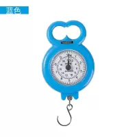 蓝色 弹簧秤迷你称重电子手提便携式10kg高精度家用挂钩买菜称小秤小型