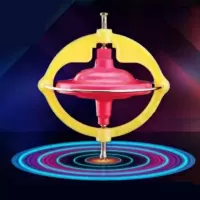 智力星 陀螺 智力星魔术陀螺仪拉线旋转指尖陀螺玩具套装带灯发光男孩儿童益智
