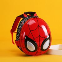 红色 蜘蛛侠书包超轻减负幼儿园男宝宝3-6岁蛋壳包可爱百搭儿童双肩包