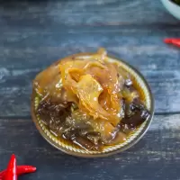 蹦脆即食海蜇头200g*1包 200g 宁波特产水产海蜇头袋装老沈海蜇皮开袋即食凉拌金菇脆笋海蜇200g