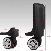 革包顶珠(普通款) 小轮左一个(送螺丝) 旅行箱轮子 箱包配件行李箱轮子 拉杆箱密码箱轮子轱辘万向轮滚子