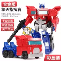 [G1卡通版]擎天指挥官 擎天柱大黄蜂变形金刚威震天合金机器人汽车模型玩具手办男孩玩具