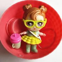 1个惊喜拆拆球 惊喜娃娃拆球奇趣换装公主娃娃拆拆球搪胶盲盒扭蛋儿童玩具女孩