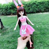 小五兔裙[棕长刘L1] 单独裙[不带娃]适合11寸素体 斗罗大陆小舞兔娃娃玩具30厘米洋巴比娃娃衣服换装女孩过家家礼物