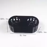 黑色小炉子 迷你厨房微缩真煮合金灶台炒煎汤锅平底锅具集合食玩娃娃屋配件
