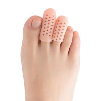 1双 肤色 M号 其他脚趾使用 受伤脚趾手指头保护套女指甲指头套防护耐磨硅胶加厚拇指套护脚趾