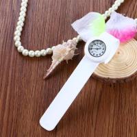 白色 小学生男孩女孩儿童啪啪圈手表 可爱儿童玩具表拍拍表石英果冻表