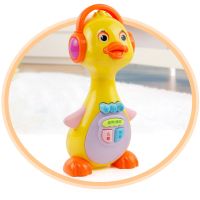 HJ-8036小黄鸭 2节7号电+螺丝刀 婴幼儿小黄鸭故事机早教音乐学习机女孩3-5岁儿童益智玩具唱儿歌
