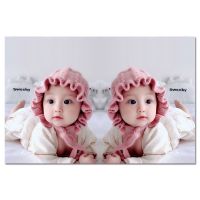 D50 小(40x60cm)相纸 胎教宝宝海报龙凤胎BB贴画孕期床头婴儿画报备孕胎教婚房装饰墙贴