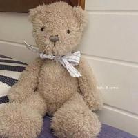 领结熊 坐高21cm站高31cm 绅士熊睡衣安抚玩偶儿童女生生日礼物毛绒玩具领结泰迪小熊公仔