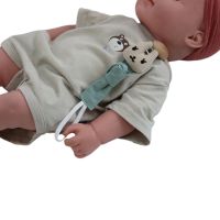 小兔 MOONPIE婴儿布质奶嘴链牙胶防掉链宝宝安抚玩具防丢可爱卡通轻便