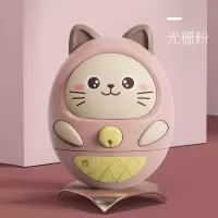 趣味粉不倒翁(自备电池) 婴儿早教不倒翁玩具3-6-9-12个月宝宝轻触发声益智助眠玩具0—1岁