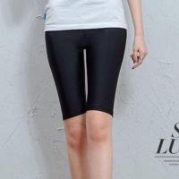 冬季加绒加厚外穿打底裤女高腰黑色显瘦2020新款光泽裤保暖棉裤女 夏季五分裤 L 80-95斤可穿