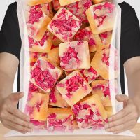 (洛神花蜂蜜茶)玫瑰茄干组合块泡水喝的东西冬天女生女性冲泡饮品 100克试用装..