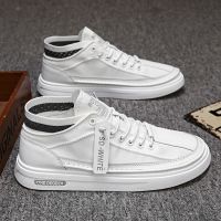 欧洲站男鞋2022年新款冬季小白鞋百搭精神小伙鞋子男潮鞋皮面板鞋 白灰/四季款 39